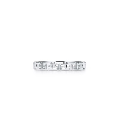 TIFFANY T TRUE NARROW RING IN WHITE GOLD 62508310